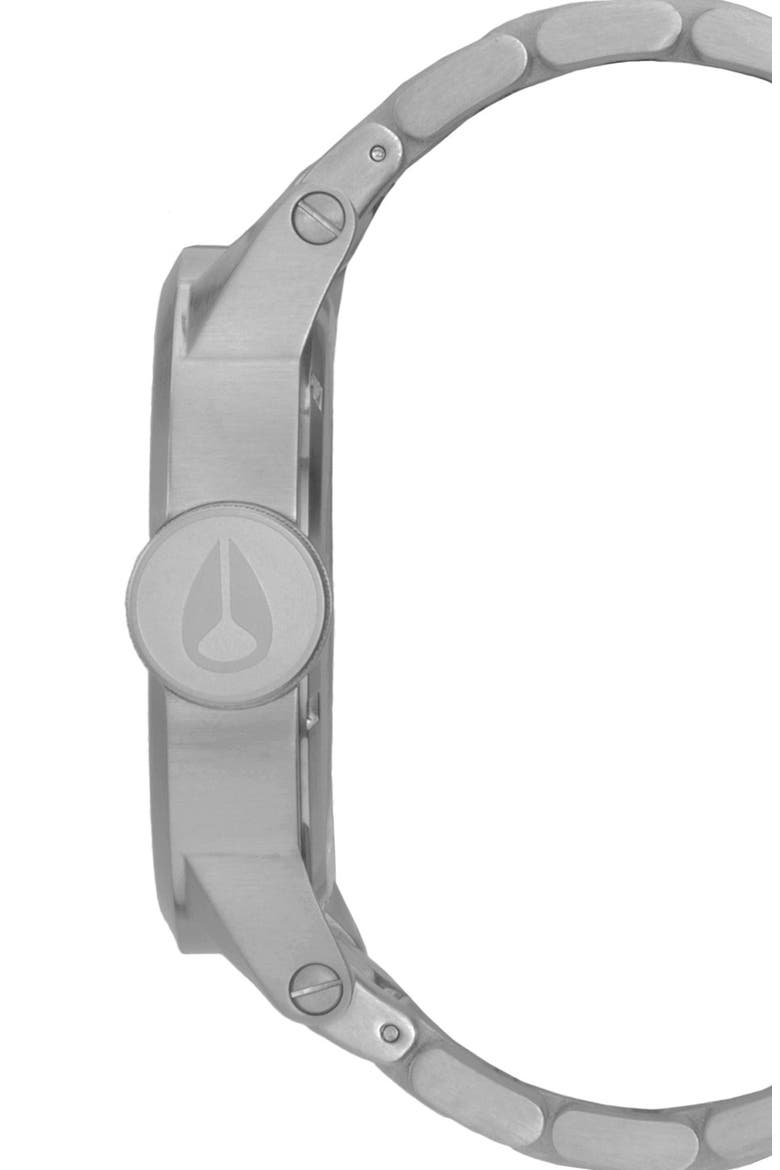 'The Chronicle' Stainless Steel Watch, 48mm, Alternate, color, BLACK
