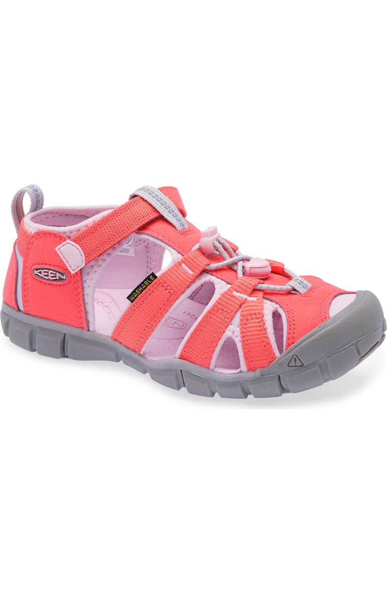 KEEN Seacamp II CNX Water Friendly Sandal, Main, color, Pink A Boo