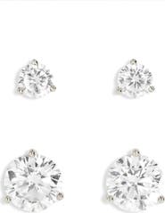 Nordstrom Set of 2 Cubic Zirconia Stud Earrings