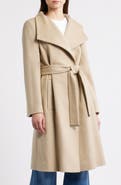 BOSS Wool & Cashmere Belted Coat