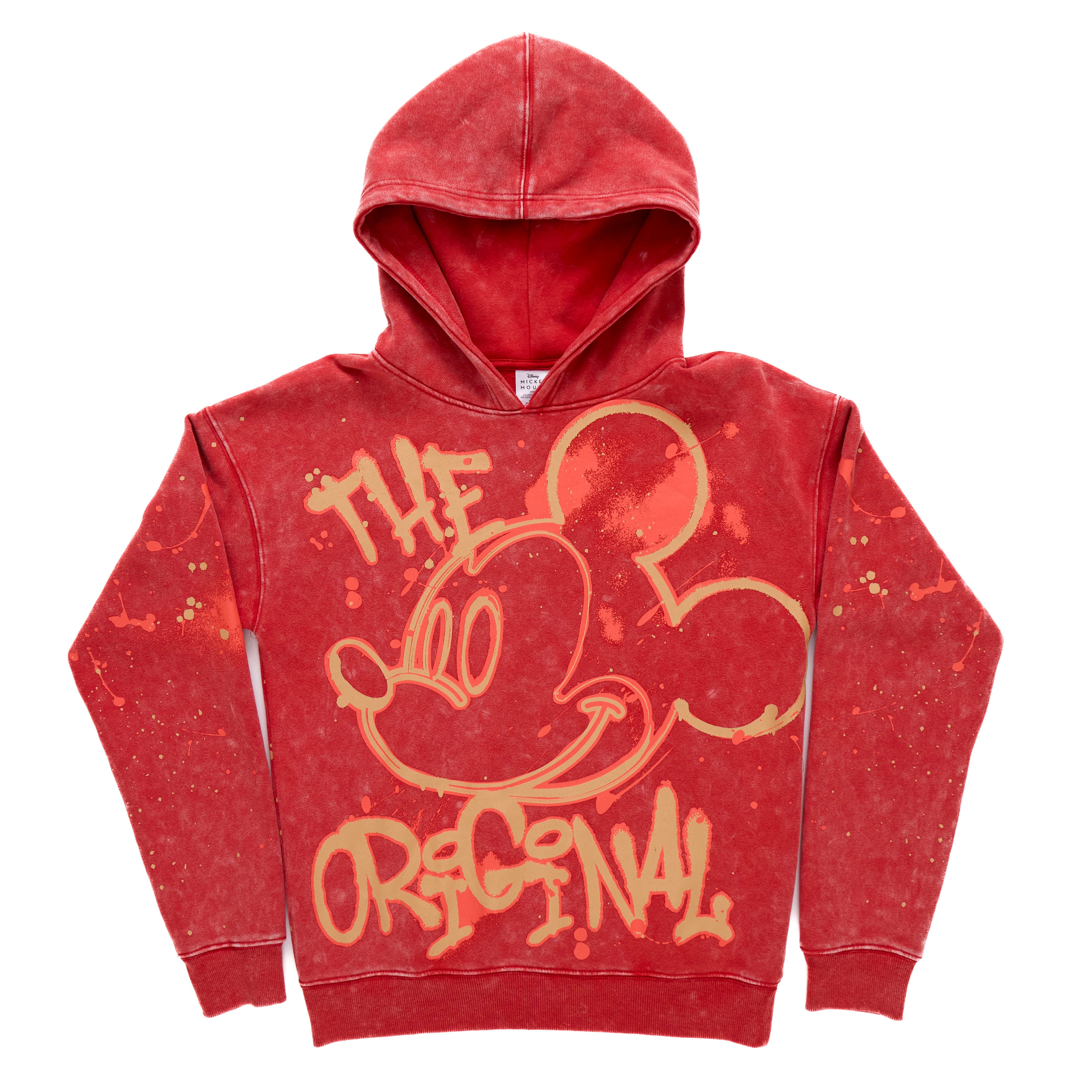 Mickey Red Acid Wash