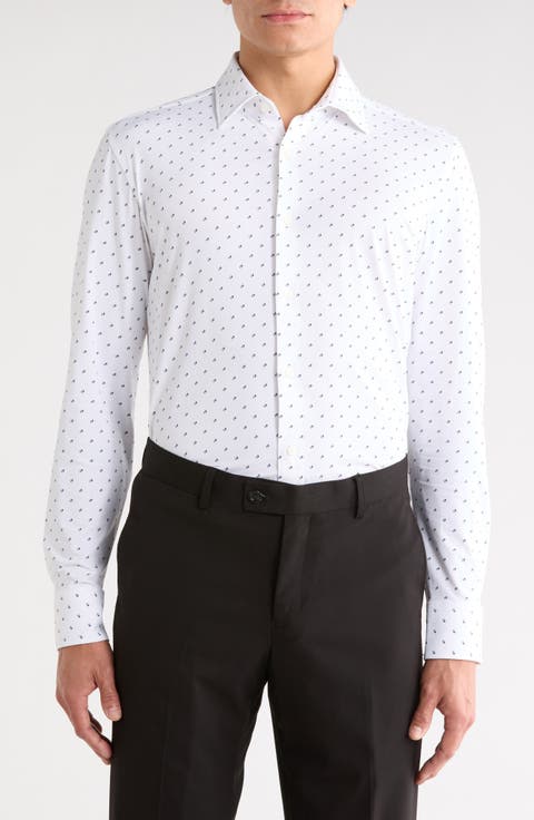 Hank Kent Slim Fit Performance Dress Shirt
