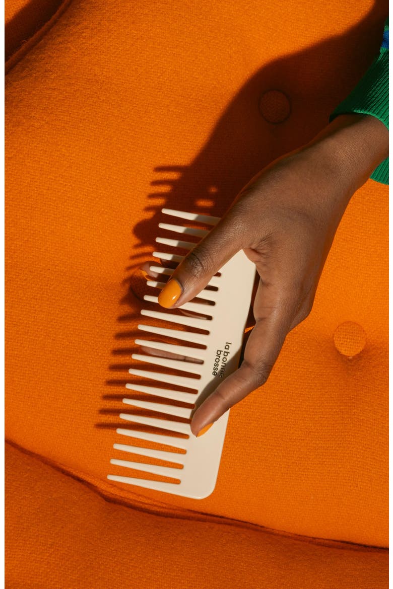 The Large Detangling Comb, Alternate, color, CREAMY WHITE