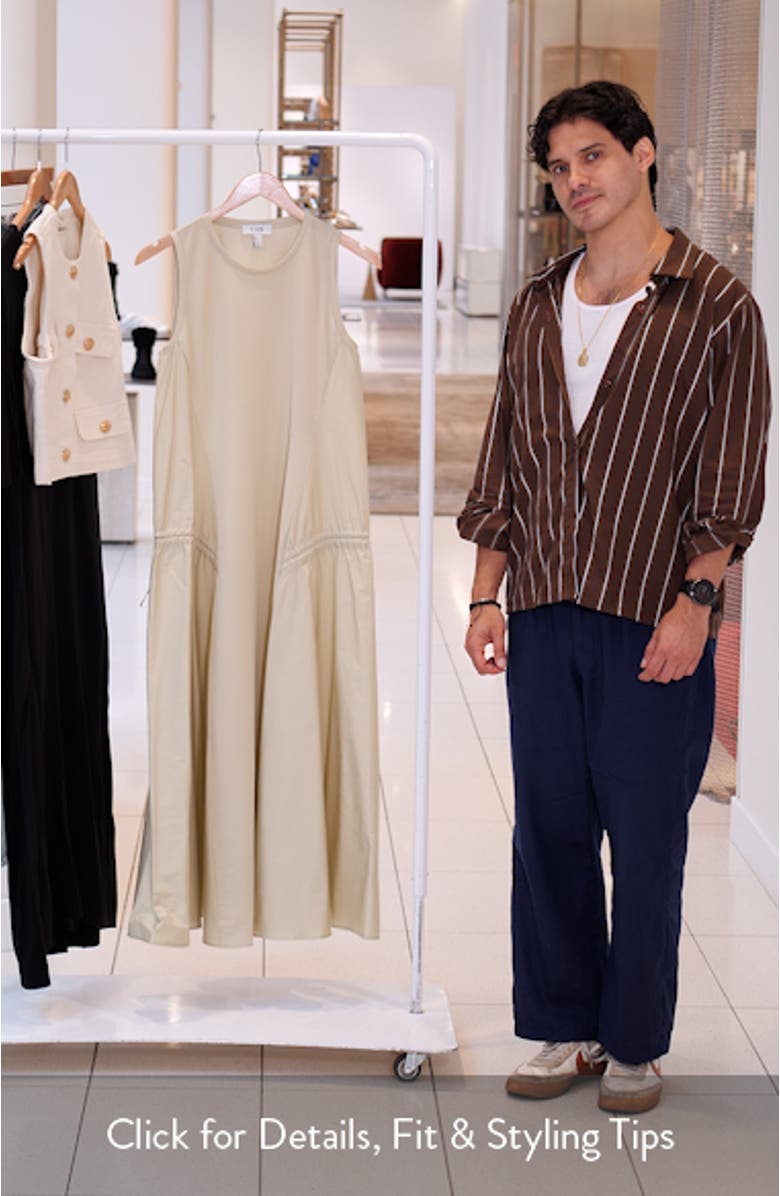 Panelled Sleeveless Maxi Dress, sales video thumbnail