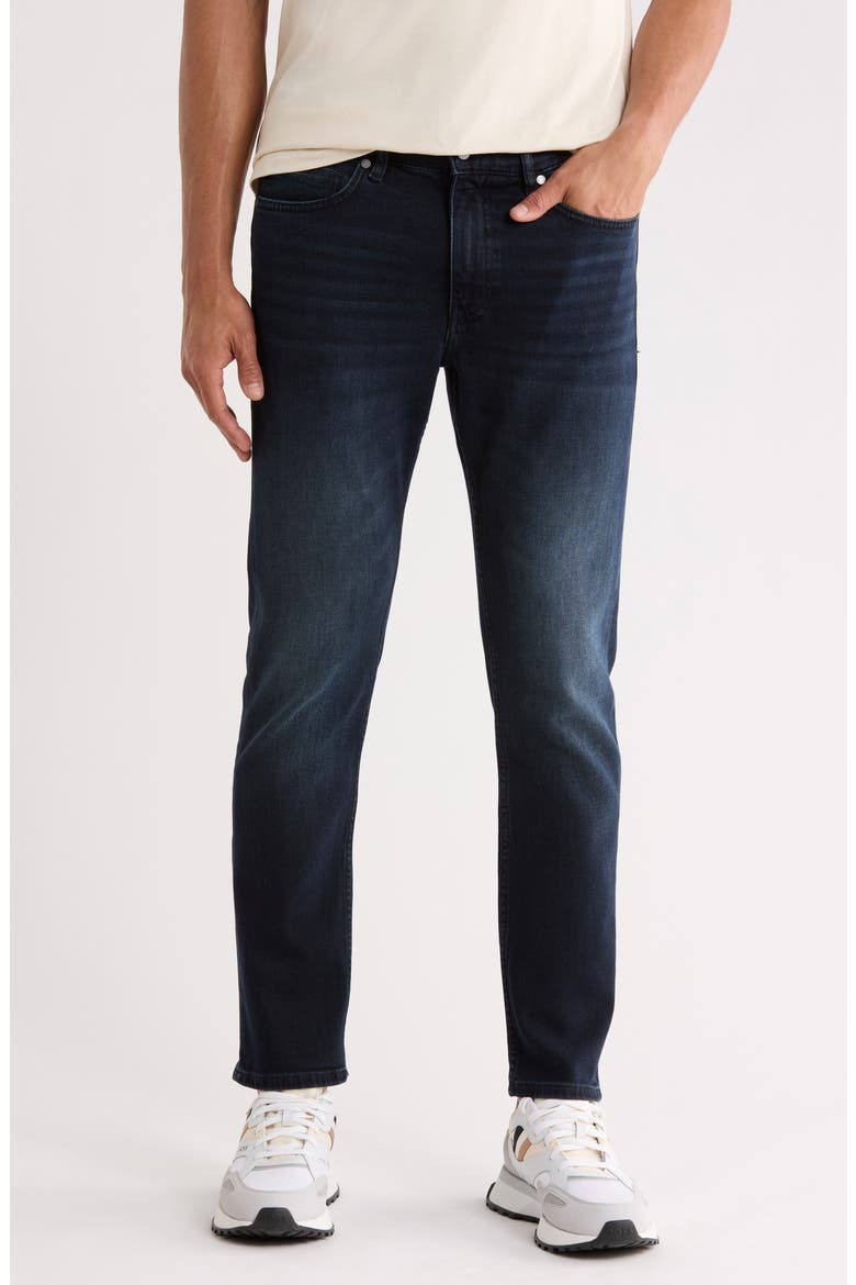 Delaware Slim Fit Jeans, Main, color, DARK BLUE