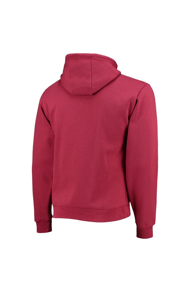 LEAGUE COLLEGIATE WEAR Men's League Collegiate Wear Crimson Alabama Crimson Tide Seal Neuvo Essential Fleece Pullover Hoodie, Alternate, color,