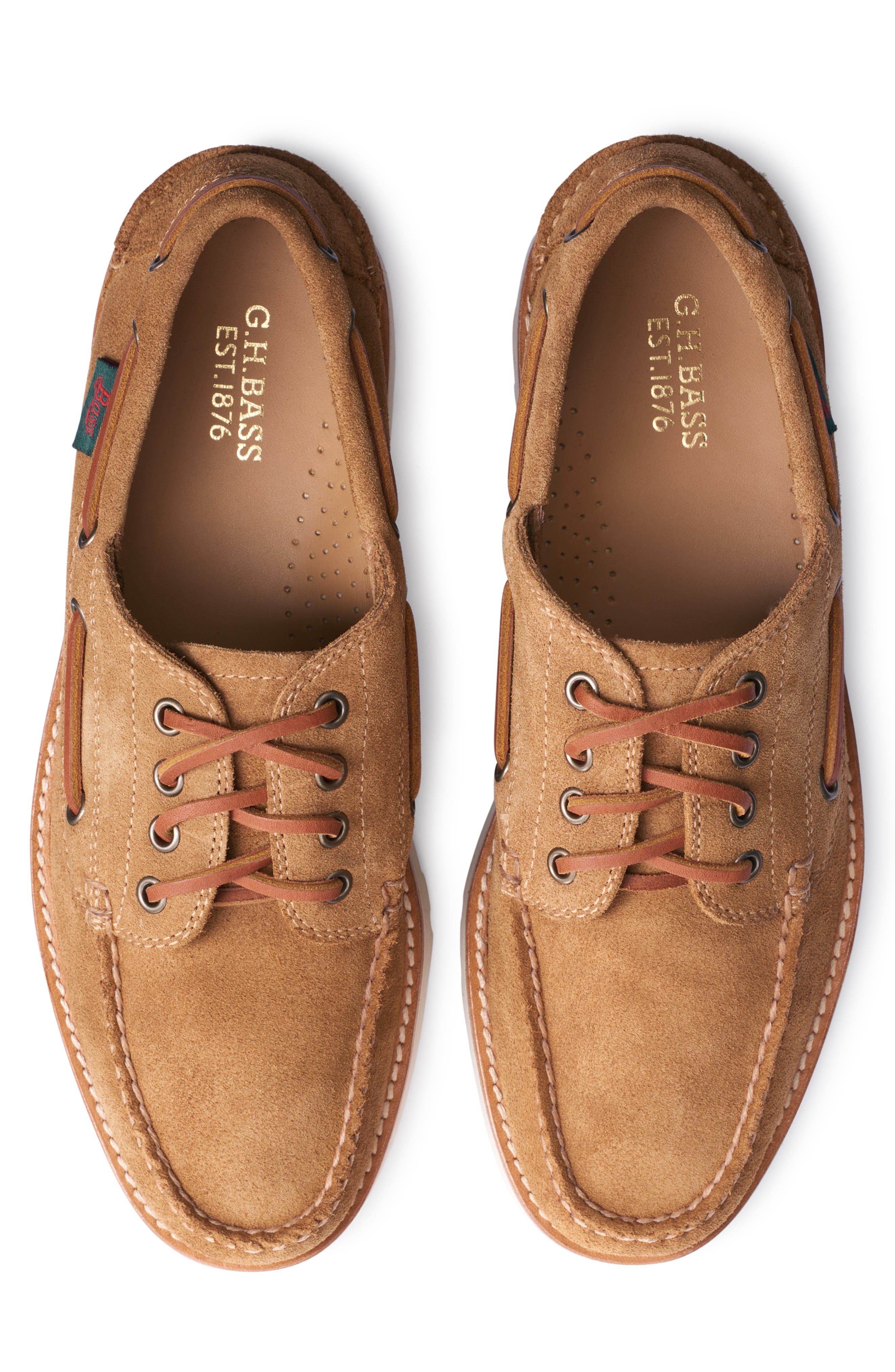 G.H.BASS Ranger Moc Toe Boat Shoe, Alternate, color, 
