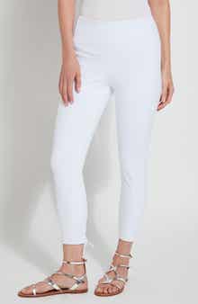 Lysse Morgan Lace-Up Back Crop Skinny Jeans