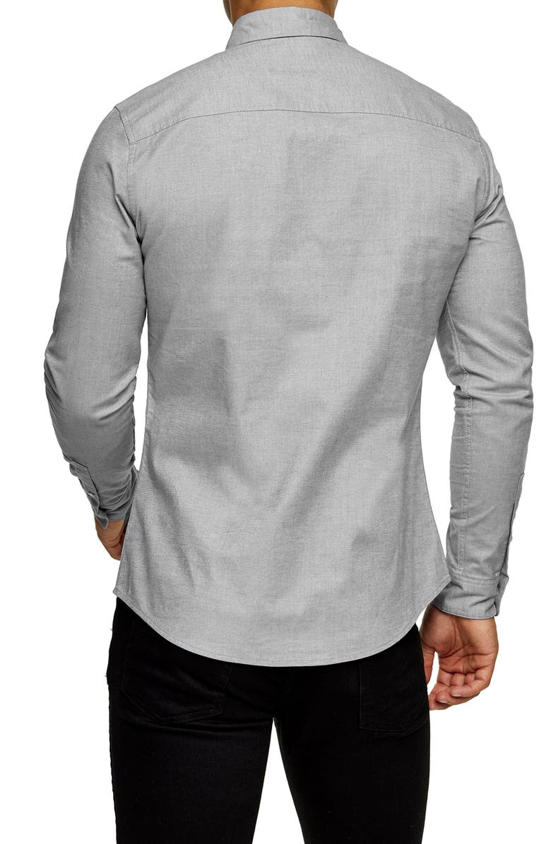 Topman Button-Down Oxford Shirt, Alternate, color, 