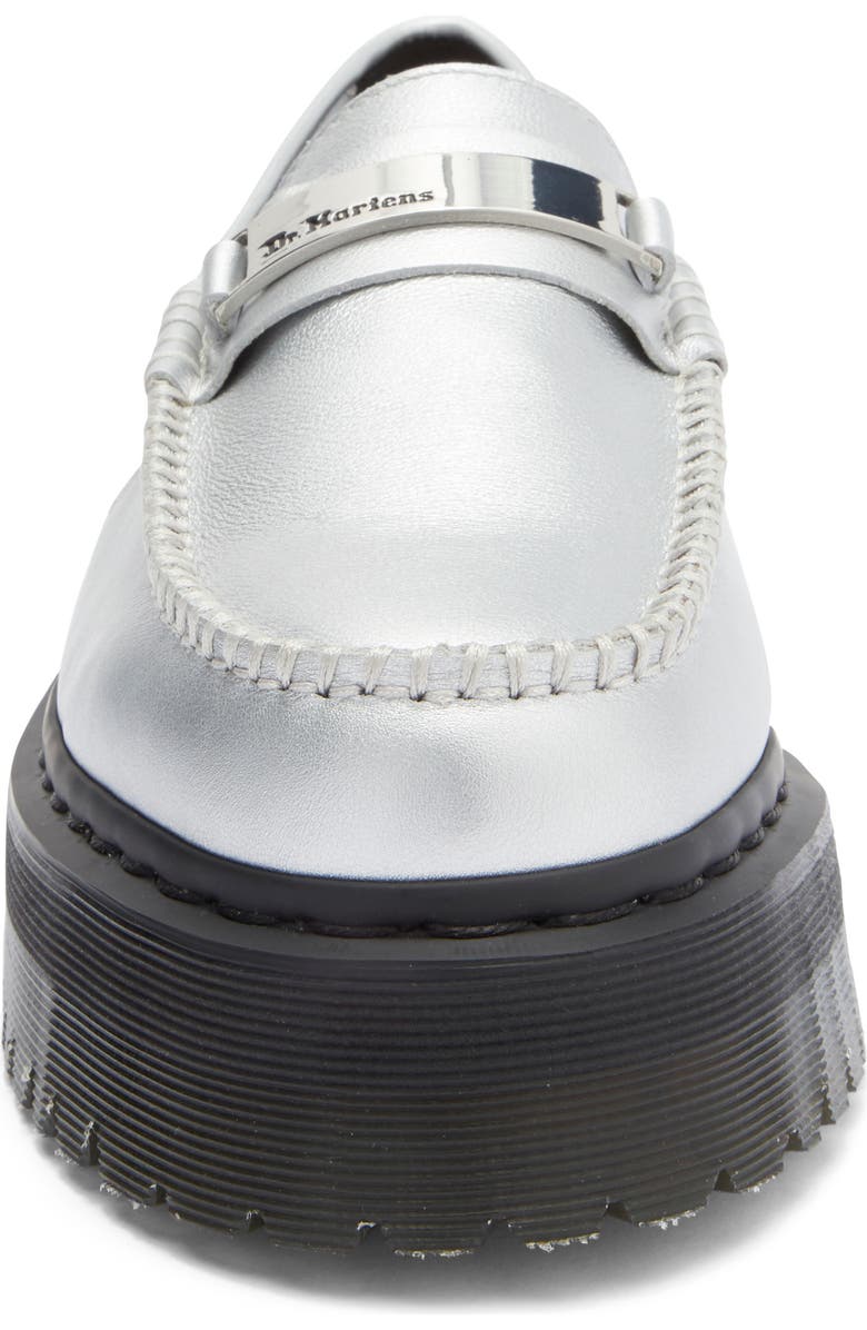 Dr. Martens Platform Loafer, Alternate, color, Silver