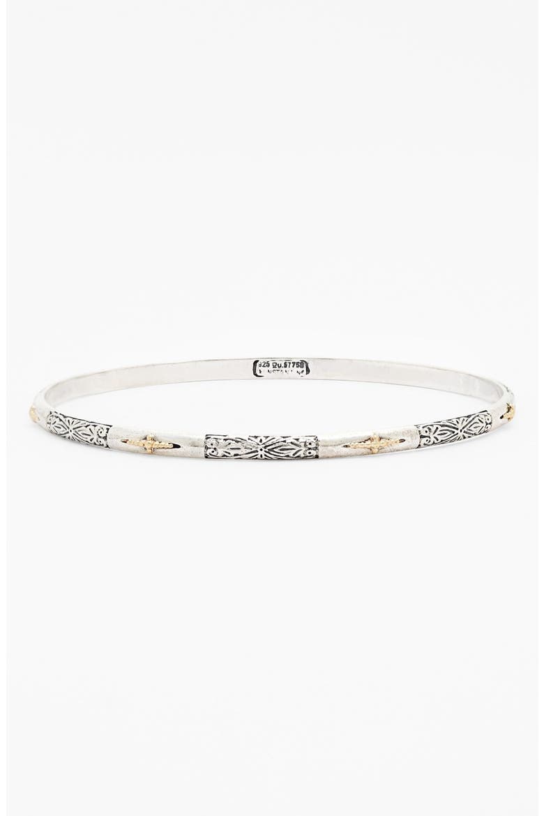 Classics Two-Tone Bangle, Main, color, SILVER/ GOLD