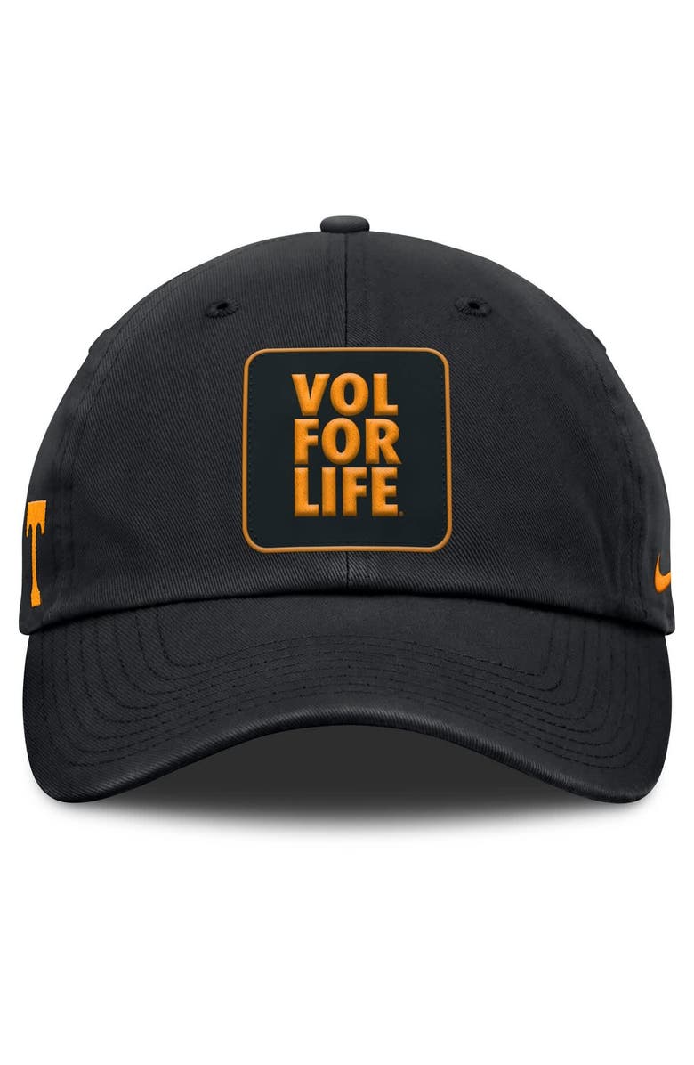 Nike Men's Nike Black Tennessee Volunteers Local Club Adjustable Hat, Alternate, color, 
