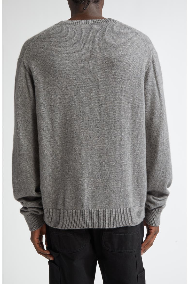 Gender Inclusive Simple Cashmere Sweater, Alternate, color, LIGHT GREY