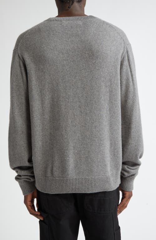The Elder Statesman Cashmere Sweater In Light Grey