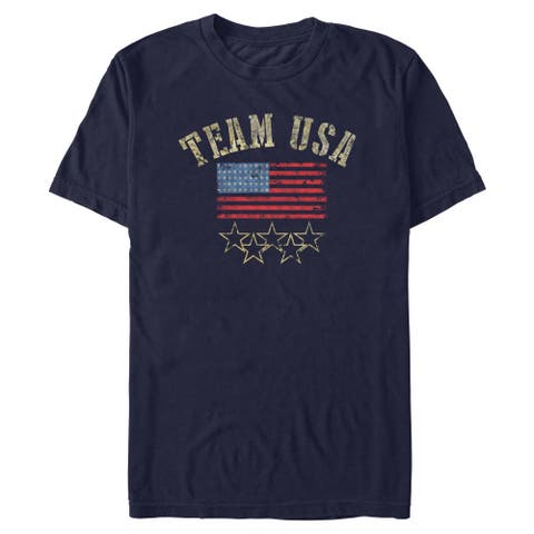 Men's Lost Gods Go USA Flag  Graphic T-Shirt