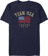 Lost Gods Men's Lost Gods Go USA Flag Graphic T-Shirt