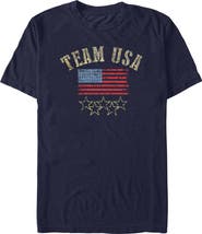 Lost Gods Men's Lost Gods Go USA Flag Graphic T-Shirt