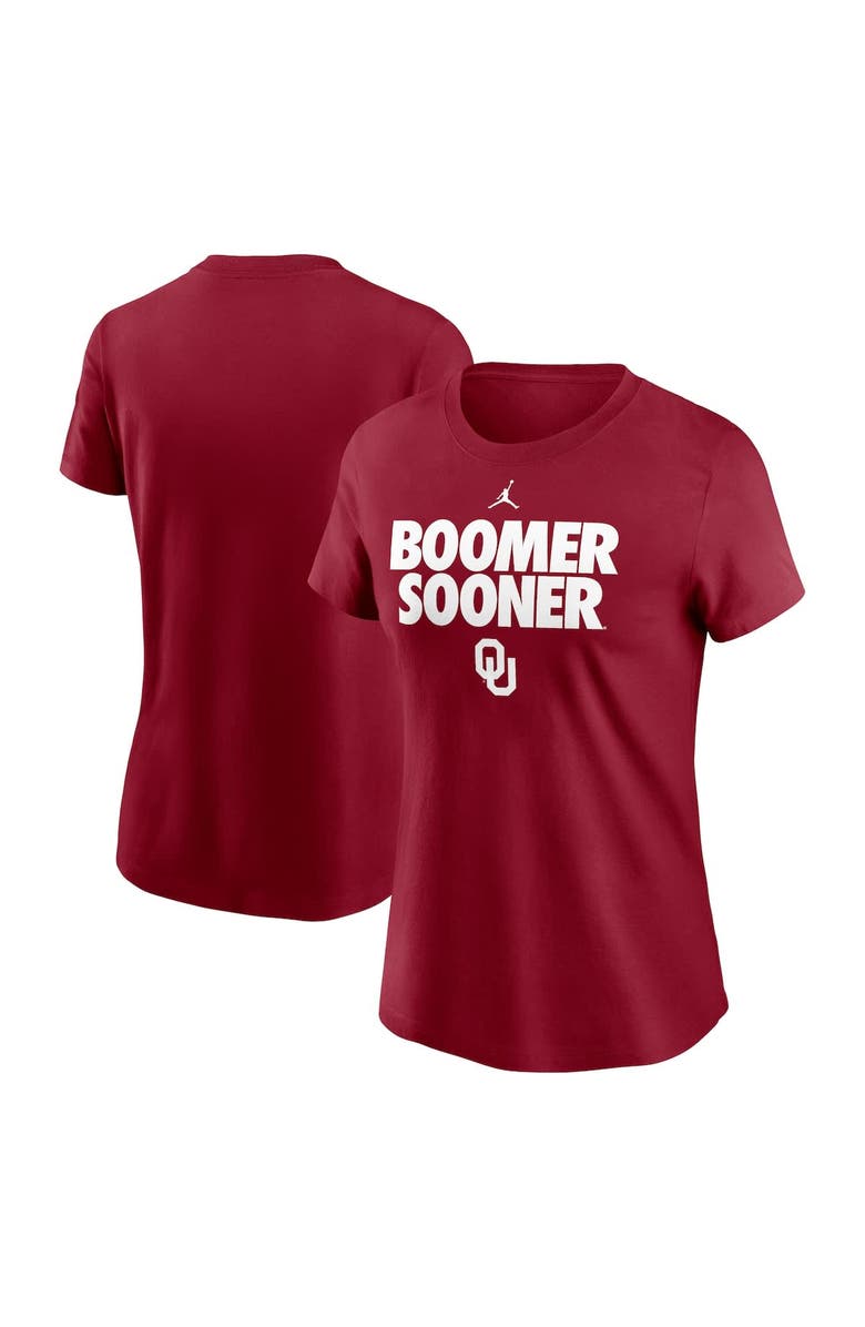 Jordan Brand Women's Jordan Brand Crimson Oklahoma Sooners Local Ultimate Chant T-Shirt, Main, color, Crimson