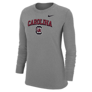 Nike Women's Nike Heather Gray South Carolina Gamecocks Core Long Sleeve T-Shirt