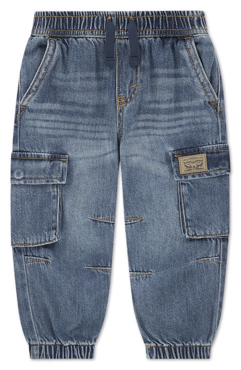 Denim Cargo Joggers (Baby)