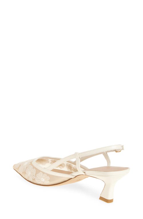 Stuart Weitzman Vinnie 50 Slingback Pump In Cream