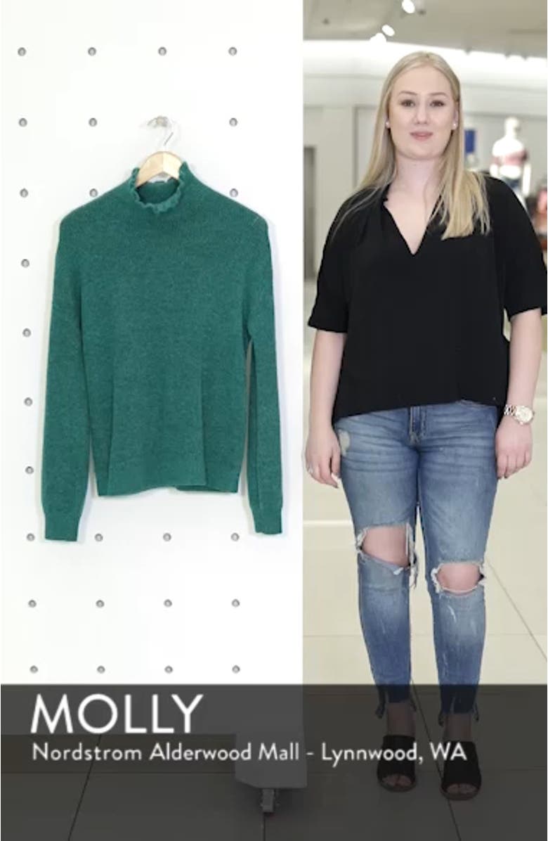 Ruffle Neck Sweater, sales video thumbnail