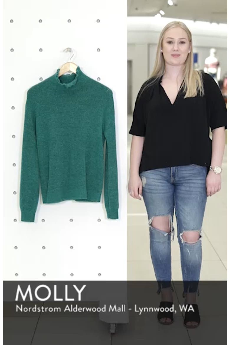 Ruffle Neck Sweater video