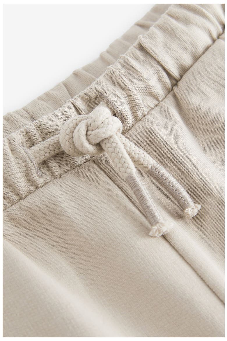 Kids' Core Knit Cotton Drawstring Shorts, Alternate, color, CREAM