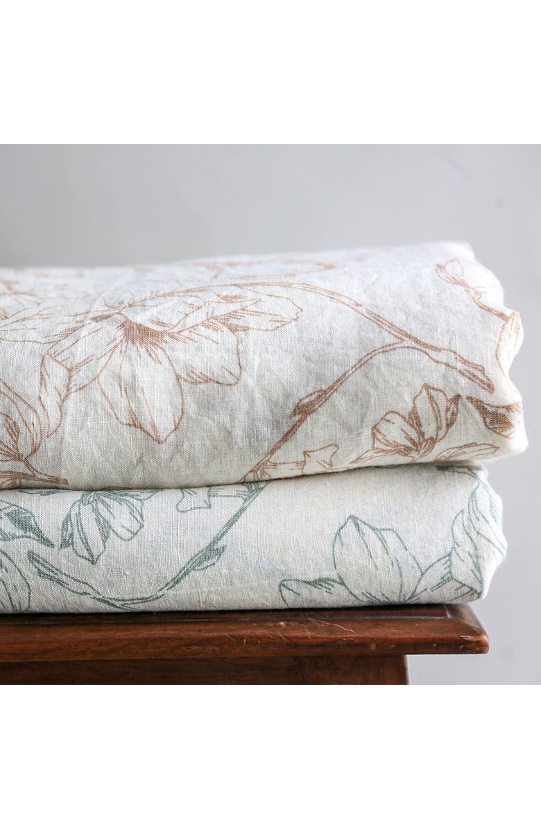 CG Hunter Blush Lilies Tablecloth, Alternate, color, Soft Blush