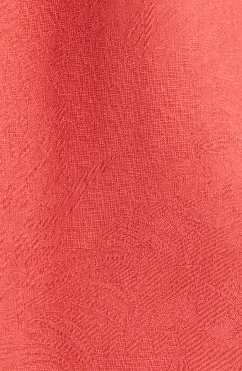 Tommy Bahama Tropic Isle Short Sleeve Button-Up Silk Camp Shirt, Alternate, color, Dk Havana