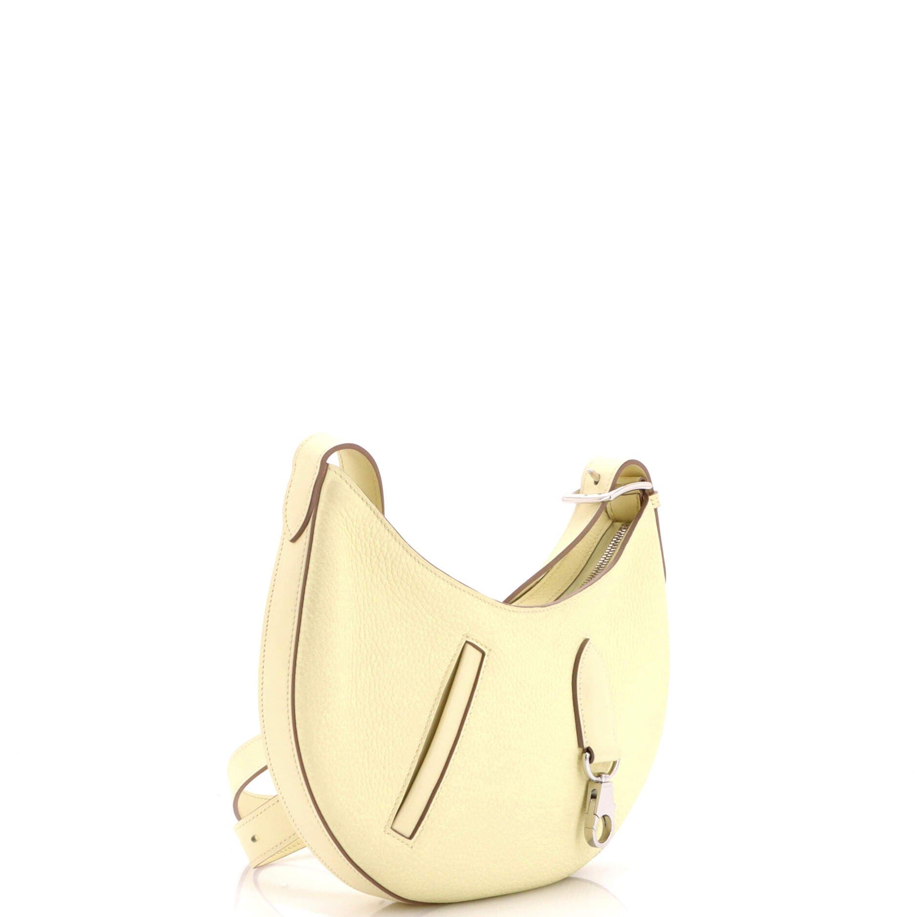 Pre-Owned Hermes Arcon Bag Togo and Swift Petite, Alternate, color, Jaune Milton