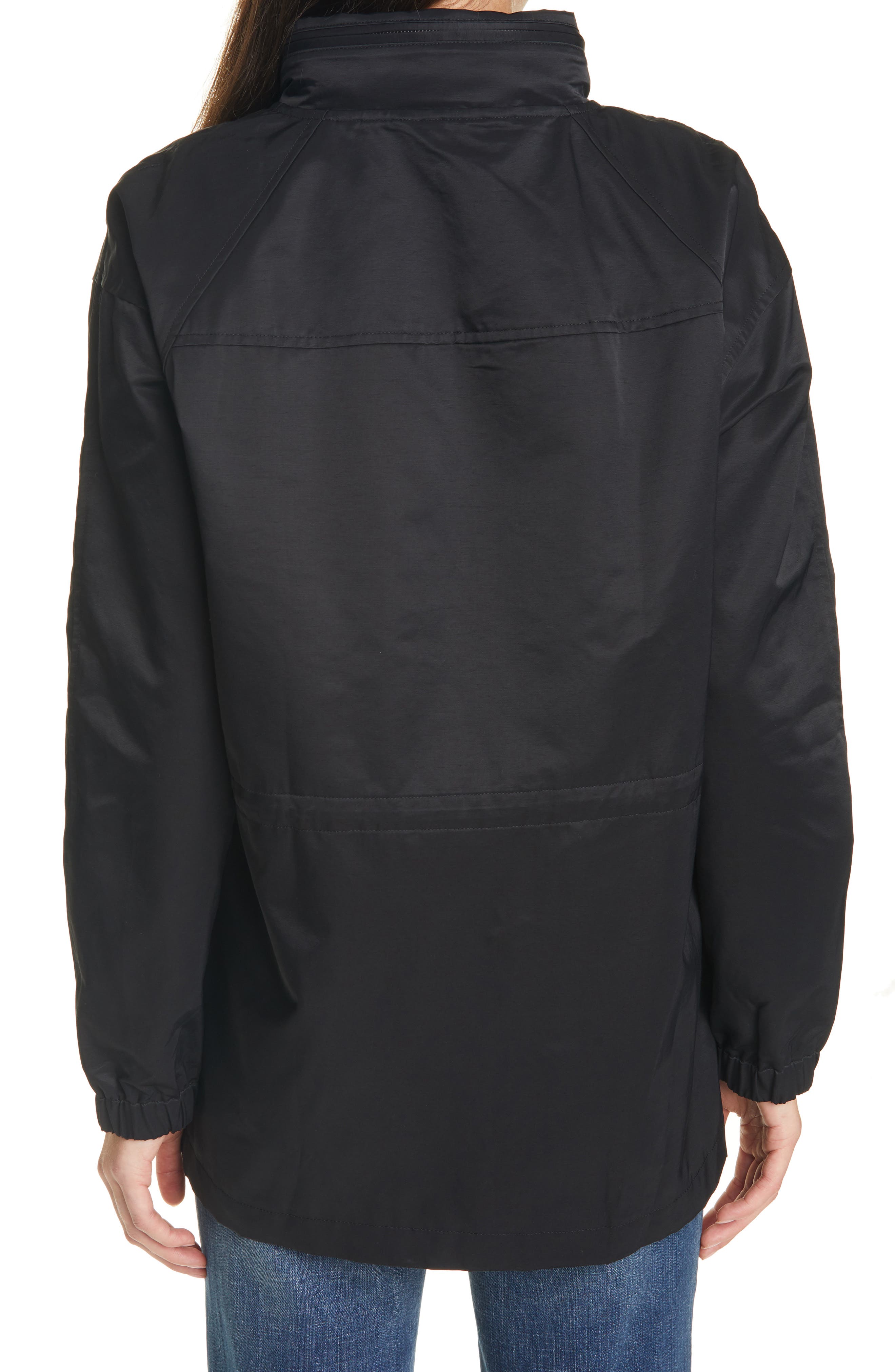 Eileen Fisher Stand Collar Hooded Jacket (Women) | Nordstromrack