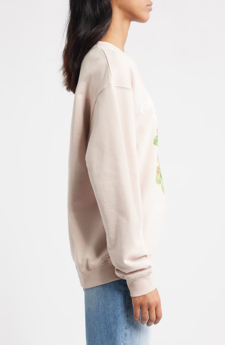 GOLDEN HOUR Strawberry Market Graphic Sweatshirt, Alternate, color, Mushroom