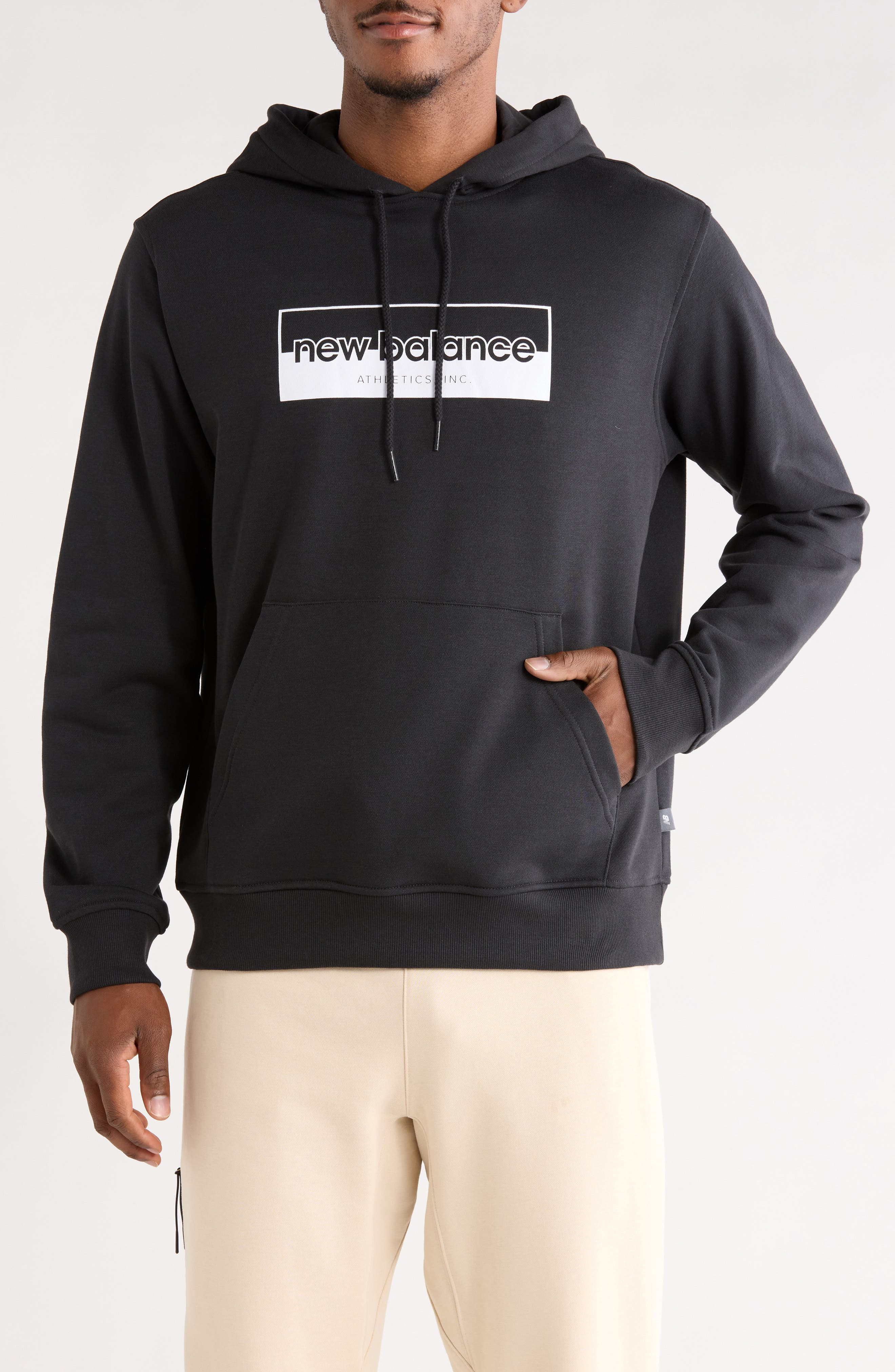 New Balance Rectangular Logo Graphic Hoodie