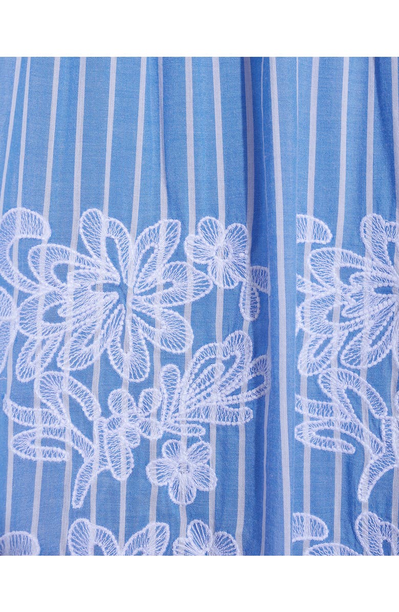 Draper James Dottie Babydoll Dress, Alternate, color, Floral Embroidery