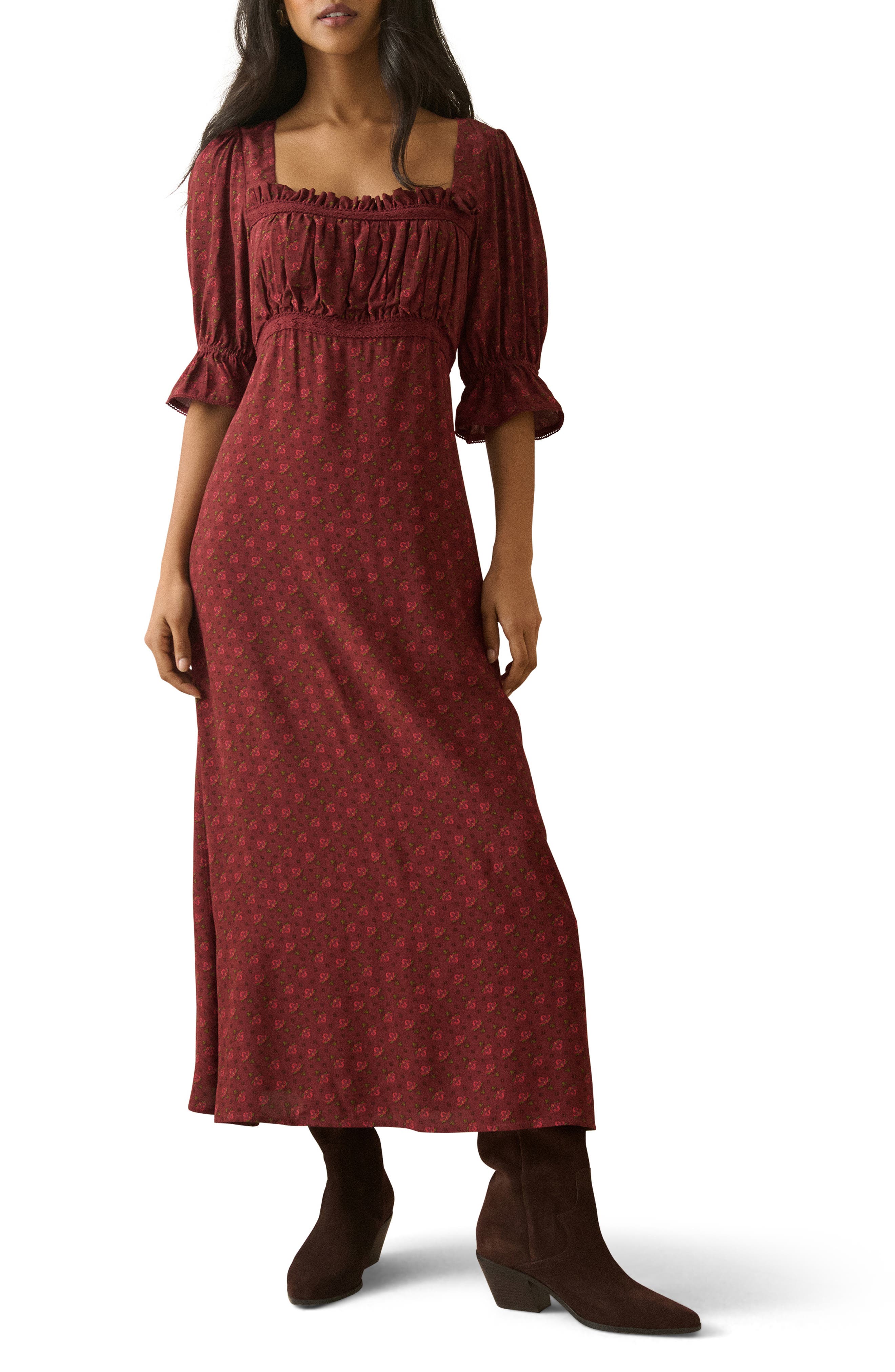 selected DARK RED