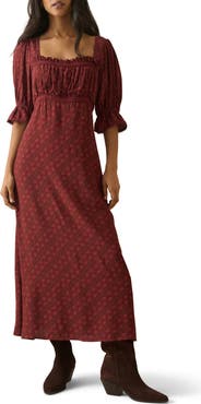 Nobody's Child Winslet Bell Sleeve Midi Dress