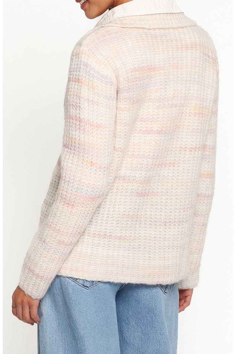 Alyx Spacedye Polo Sweater, Alternate, color, PINK MULTI