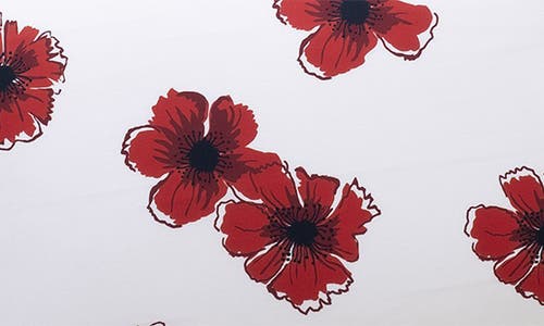 Brooks Brothers Set Of Two Poppy Hawaiian Print Pillow Sham In Red