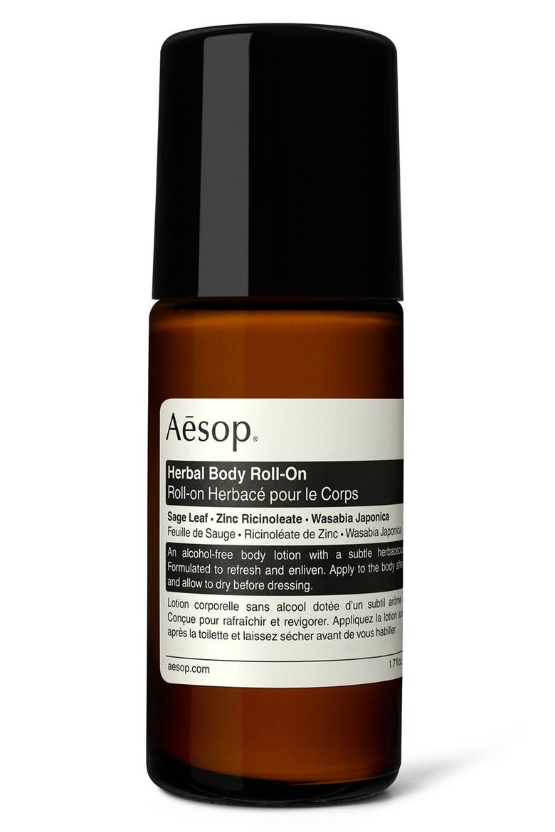 Herbal Deodorant Roll-On, Main, color, NO COLOR