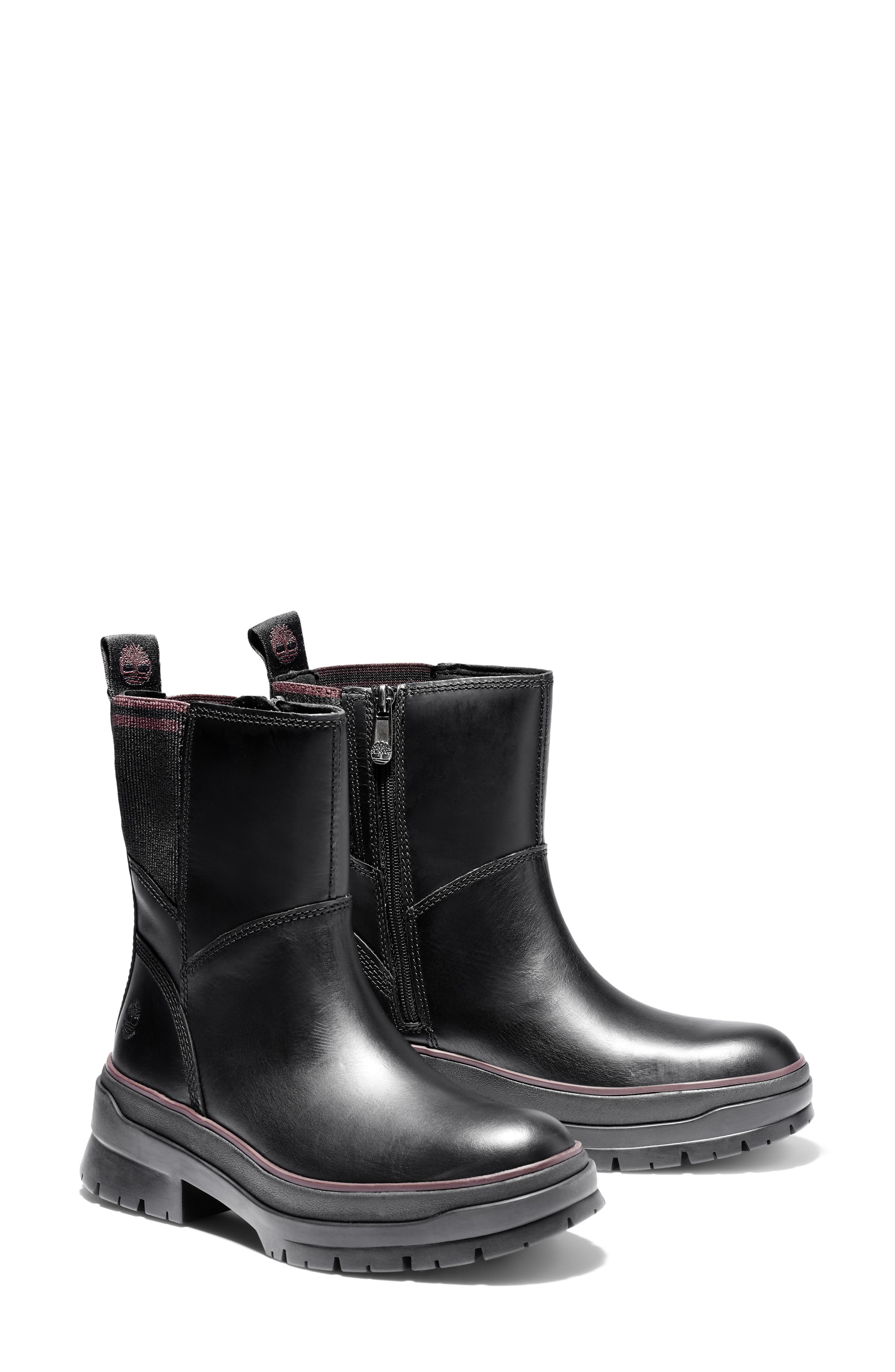 Timberland Malynn Mid Waterproof Side Zip Boot, Alternate, color, 