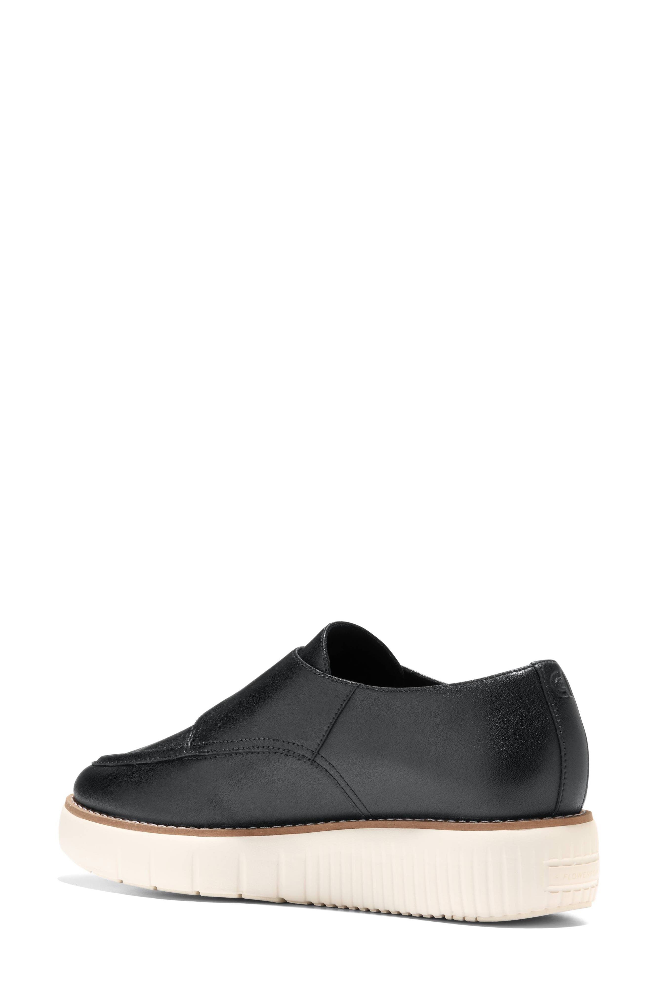 Cole Haan Grand City Platform Monk Sneaker, Alternate, color, Black/ Ivory