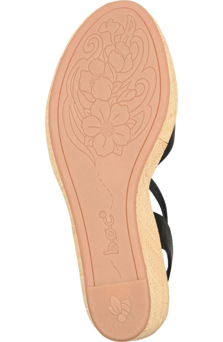 B O C Estella Wedge Sandal, Alternate, color, Black
