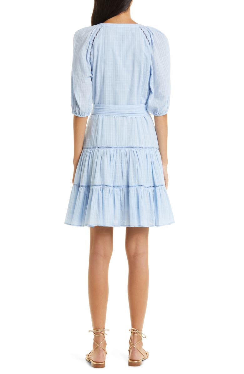 Veronica Beard Dewey Cotton Button-Up Dress, Alternate, color,