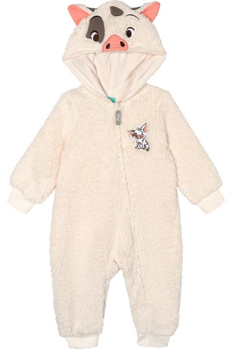 Moana Pua Fleece Hooded Jumpsuit (baby)