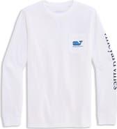 vineyard vines Kids' Hanukkah Whale Graphic Long Sleeve T-Shirt