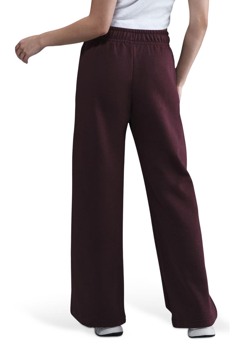 Club Logo Fleece Pants, Alternate, color, BURGUNDY CRUSH/ METALLIC GOLD