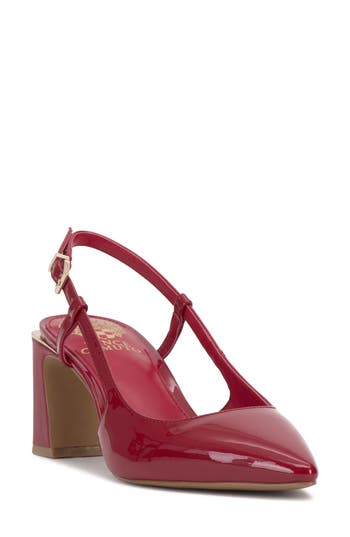Vince Camuto Halsie Slingback Sandal In Bright Flame