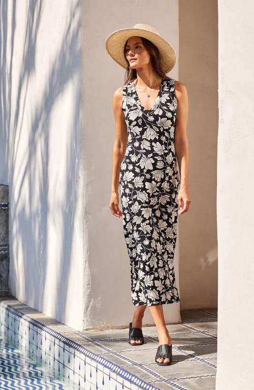 Karen Kane Sleeveless V-neck Midi Dress
