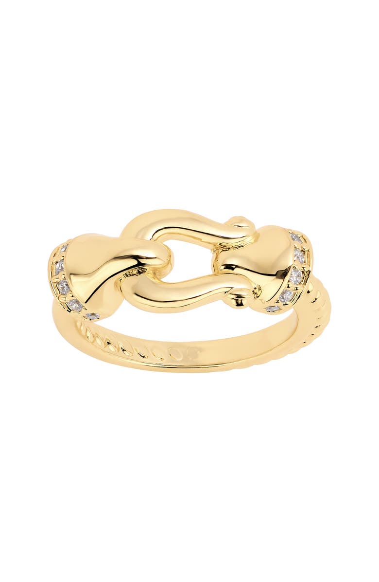 ATHRA LUXE La Liaison Horse Bit Ring, Main, color, 